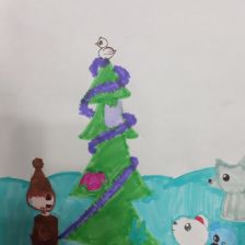 Юля Владимировна Чернова в конкурсе «Новогодняя ёлка для Умки»