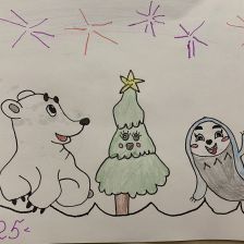 Арина Вербенко в конкурсе «Новогодняя ёлка для Умки»