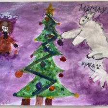 Алеся Дмитриевна Зайцева в конкурсе «Новогодняя ёлка для Умки»