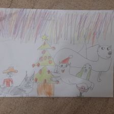 Дамир в конкурсе «Новогодняя ёлка для Умки»