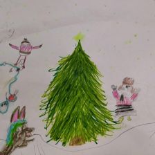 Злата Федоровна Темьянова в конкурсе «Новогодняя ёлка для Умки»