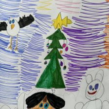 Катюша Костырева в конкурсе «Новогодняя ёлка для Умки»