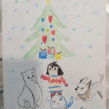 Савелий Алексеевич Мудров в конкурсе «Новогодняя ёлка для Умки»