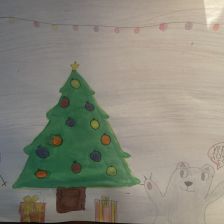 Алиса Вячеславовна Протасова в конкурсе «Новогодняя ёлка для Умки»