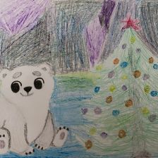 Василиса Андреевна Митющенко в конкурсе «Новогодняя ёлка для Умки»