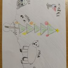 Василиса Ивановна Береснева в конкурсе «Новогодняя ёлка для Умки»