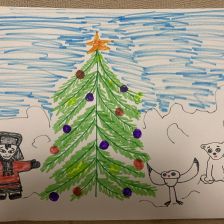 Милана Евгеньевна Зацепина в конкурсе «Новогодняя ёлка для Умки»