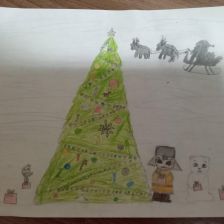 Арина Романовна Платонова в конкурсе «Новогодняя ёлка для Умки»