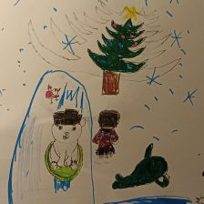 Полина Картавина в конкурсе «Новогодняя ёлка для Умки»