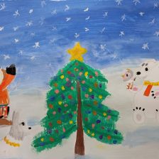 Ирина Константиновна Харина в конкурсе «Новогодняя ёлка для Умки»