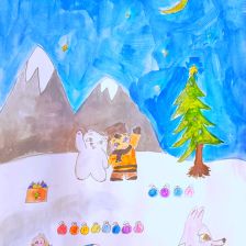 Варвара Евгеньевна Казакова в конкурсе «Новогодняя ёлка для Умки»