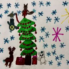 Марьям Зауровна Гаджиева в конкурсе «Новогодняя ёлка для Умки»