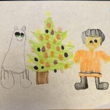 Varvara Novikova в конкурсе «Новогодняя ёлка для Умки»