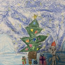 Кирилл Таланов в конкурсе «Новогодняя ёлка для Умки»