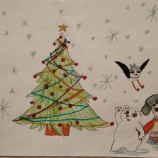 Мария Ивановна Дудник в конкурсе «Новогодняя ёлка для Умки»