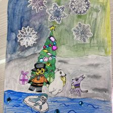 Вероника Алексеевна Павликова в конкурсе «Новогодняя ёлка для Умки»