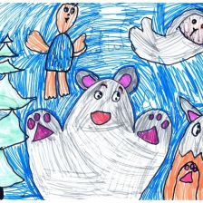 Валерия Корзенкова в конкурсе «Новогодняя ёлка для Умки»