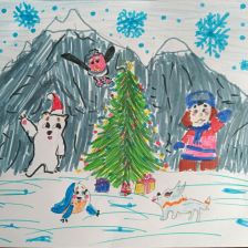 Таня в конкурсе «Новогодняя ёлка для Умки»