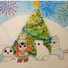 Полина Анджеевна Ионова в конкурсе «Новогодняя ёлка для Умки»