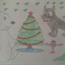 Владислав Александрович Солдатов в конкурсе «Новогодняя ёлка для Умки»