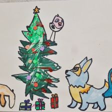 София Руслановна Бахметьева в конкурсе «Новогодняя ёлка для Умки»