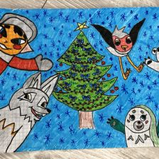 Тимур Максимович Серегин в конкурсе «Новогодняя ёлка для Умки»