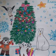 Милана К в конкурсе «Новогодняя ёлка для Умки»