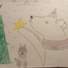 Эннан Нариманович Муртазаев в конкурсе «Новогодняя ёлка для Умки»