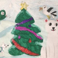 Катя Яковлева в конкурсе «Новогодняя ёлка для Умки»