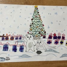 Полина Евгеньевна Демченко в конкурсе «Новогодняя ёлка для Умки»