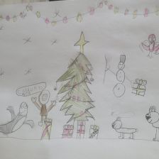 Антон Максимович Авраменко в конкурсе «Новогодняя ёлка для Умки»