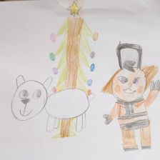 Давид Ким в конкурсе «Новогодняя ёлка для Умки»