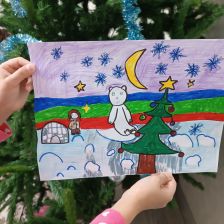 Камилла Дамировна Султангалиева в конкурсе «Новогодняя ёлка для Умки»