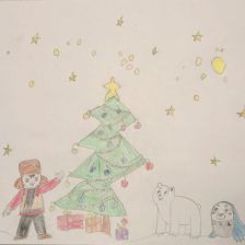 Иван Алексеевич Денисов в конкурсе «Новогодняя ёлка для Умки»