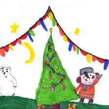 Мария Андреевна Румянцева в конкурсе «Новогодняя ёлка для Умки»