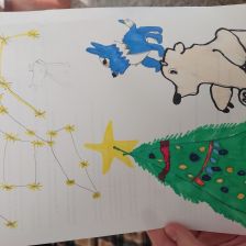 Полина Никитична Лазарева в конкурсе «Новогодняя ёлка для Умки»