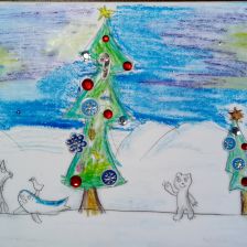 Артём Денисович Кочнев в конкурсе «Новогодняя ёлка для Умки»