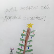 Арсения Сергеевна Дрямова в конкурсе «Новогодняя ёлка для Умки»