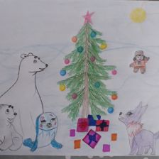 Максим Олегович Фефилов в конкурсе «Новогодняя ёлка для Умки»