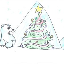 Виктория Дмитриевна Шинкарёва в конкурсе «Новогодняя ёлка для Умки»