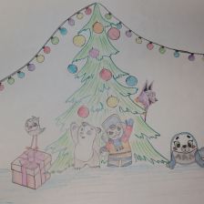 Варвара Никитична Пушкарёва в конкурсе «Новогодняя ёлка для Умки»