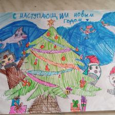 Дарья Антоновна Тарасова в конкурсе «Новогодняя ёлка для Умки»