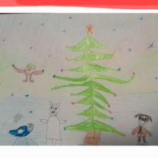 Богдан Алиевич Аллаханов в конкурсе «Новогодняя ёлка для Умки»