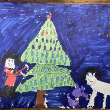 Арина Артуровна Кужина в конкурсе «Новогодняя ёлка для Умки»