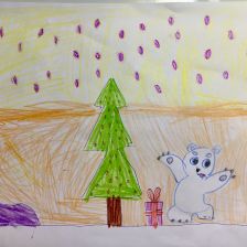 Полина в конкурсе «Новогодняя ёлка для Умки»