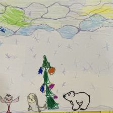 Артём Кравченко в конкурсе «Новогодняя ёлка для Умки»