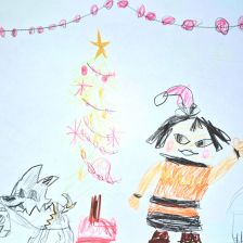 Злата Андреевна Лемба в конкурсе «Новогодняя ёлка для Умки»