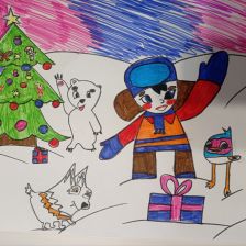 Алеся Алексеевна Шевякова в конкурсе «Новогодняя ёлка для Умки»