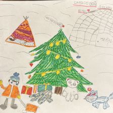 Амелия Ильнаровна Саматова в конкурсе «Новогодняя ёлка для Умки»