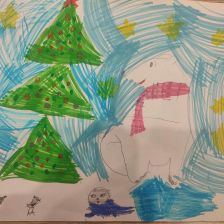 Максим Сергеевич Бесков в конкурсе «Новогодняя ёлка для Умки»